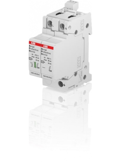 ABB, 1 Pole+N, 275V, 80kA, TYPE 2, SPD