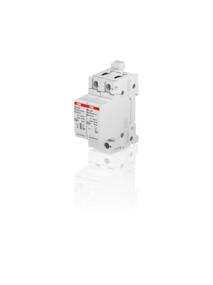 ABB, 1 Pole+N, 275V, 80kA, TYPE 2, SPD