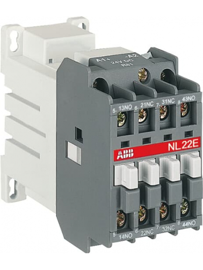 ABB, 110V DC, NL22E Type, AUXILIARY CONTACTOR