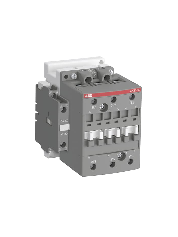 ABB, 80A, 3 Pole, 110V AC, AX CONTACTOR