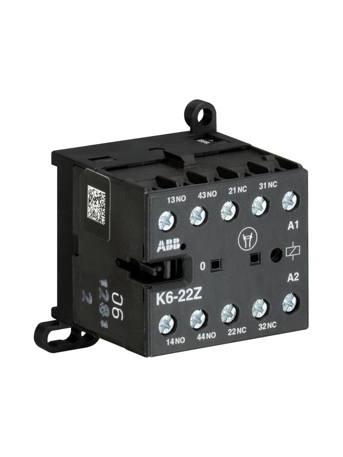ABB, 380-415V AC, K6-22Z MINI AUXILIARY CONTACTOR