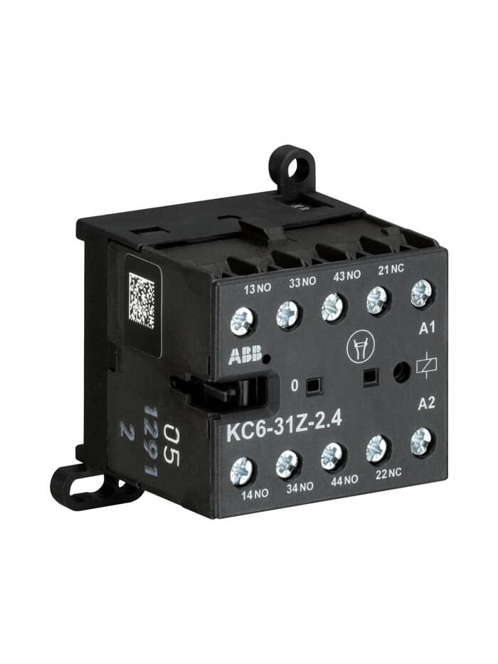 ABB, 24V DC, KC6-31Z MINI AUXILIARY CONTACTOR