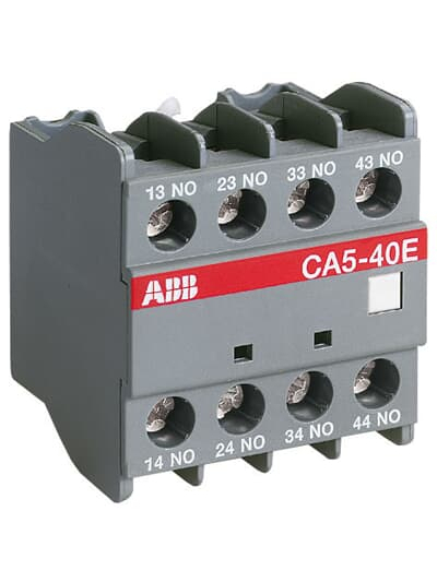 ABB, 1 Pole, CA 5-40 E Type, Add On Block for CONTACTOR