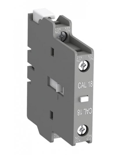 ABB, 2 Pole, CAL18-11B Type, Add On Block for CONTACTOR