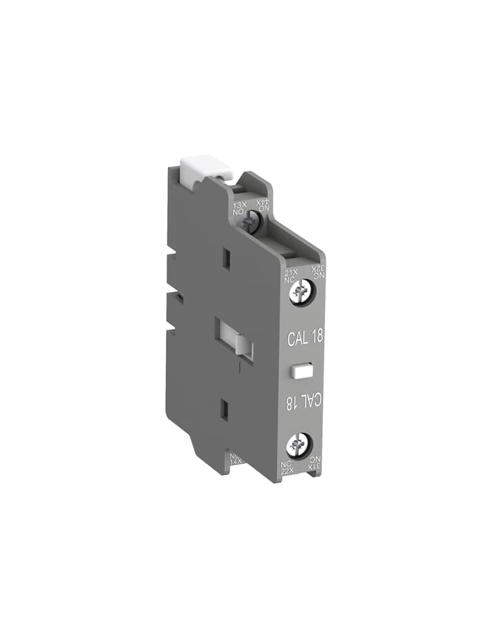 ABB, 2 Pole, CAL18-11B Type, Add On Block for CONTACTOR