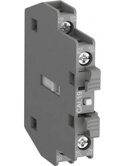 ABB, 2 Pole, CAL19-11 Type, Add On Block for CONTACTOR