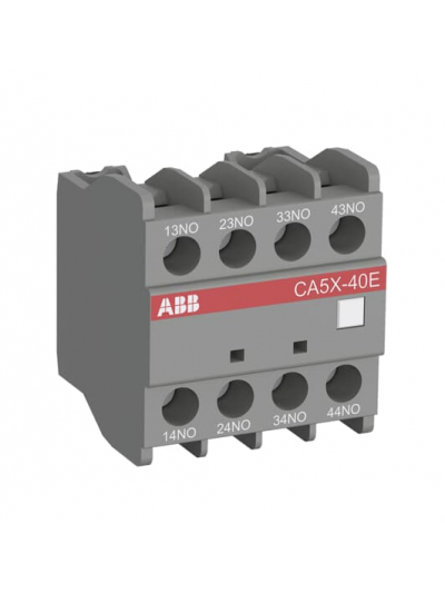 ABB, 4 Pole, CA5X-40E Type, Add On Block for CONTACTOR