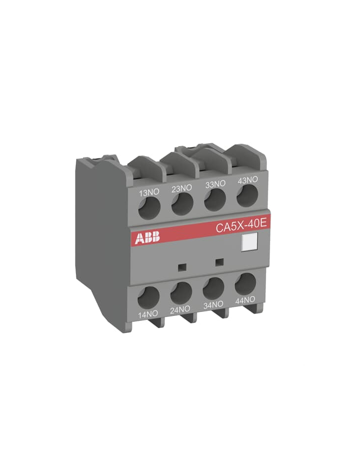 ABB, 4 Pole, CA5X-40E Type, Add On Block for CONTACTOR