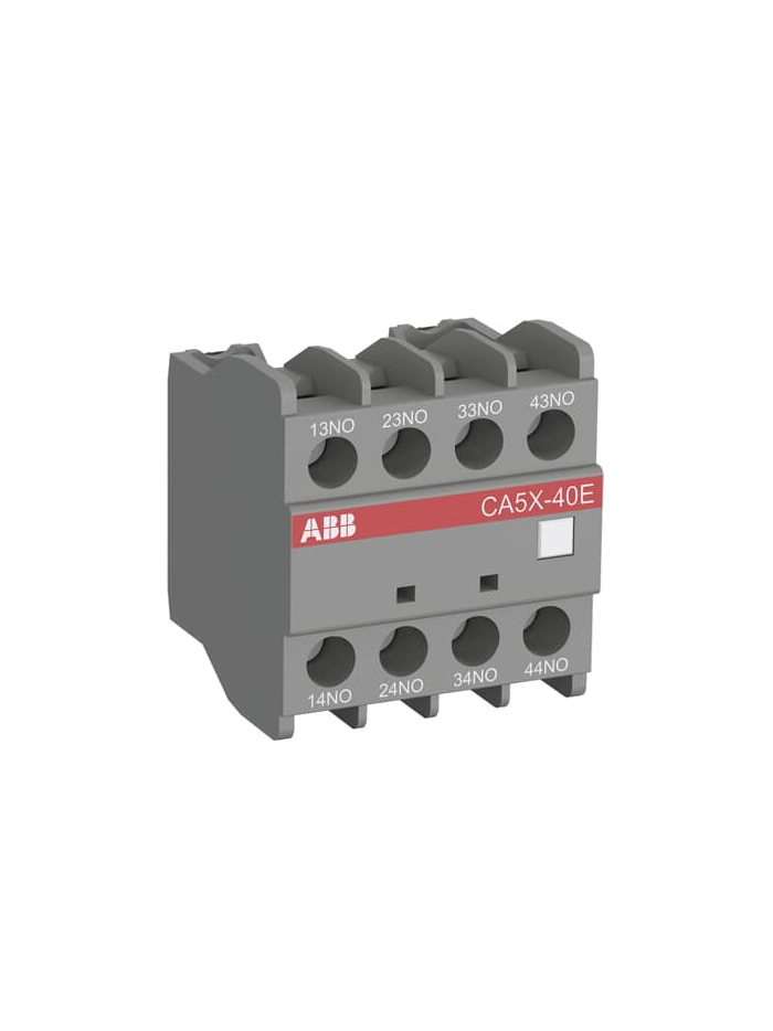 ABB, 4 Pole, CA5X-04E Type, Add On Block for CONTACTOR