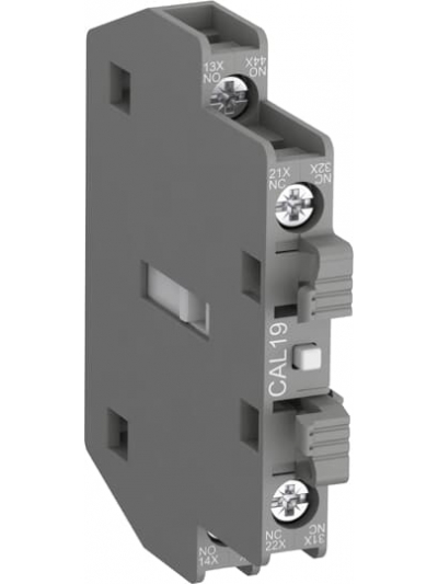 ABB, 2 Pole, CAL19-11B Type, Add On Block for CONTACTOR