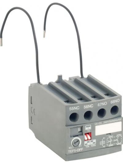 ABB, 1-10s, OFF Delay, TEF5 OFF Type, Electronic Timer for CONTACTOR