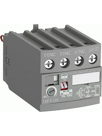 ABB, 0.1-1s, ON Delay, TEF4 ON Type, Electronic Timer for CONTACTOR