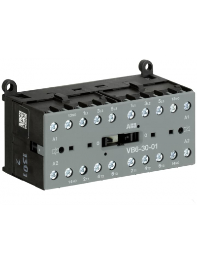 ABB, 9A, 3 Pole, 380-415V AC, MINI REVERSING CONTACTOR