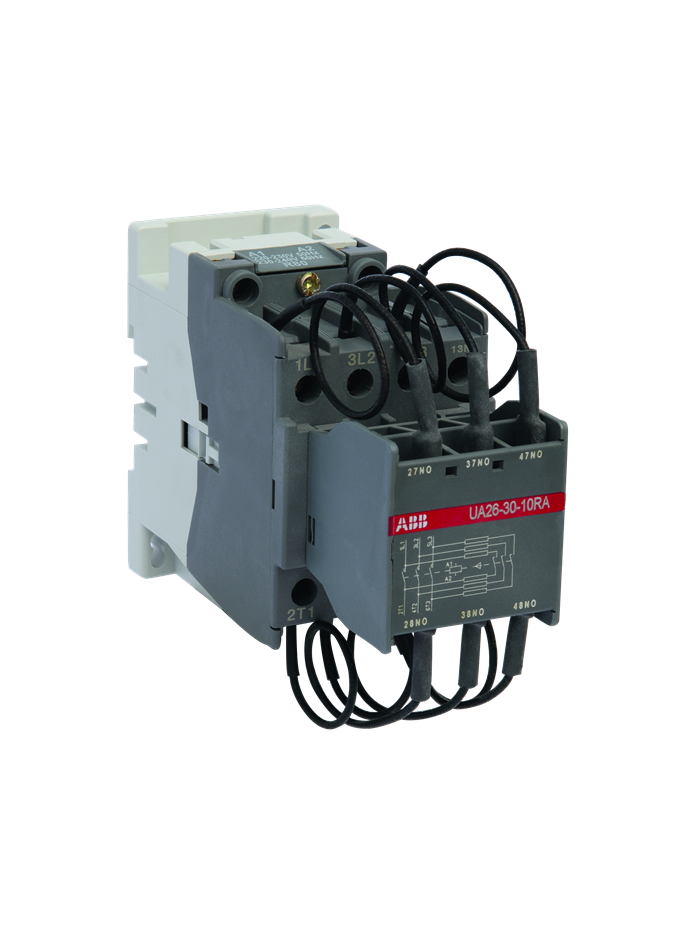 ABB, 22kVAr, 3 Pole, 24V AC, UA CONTACTOR FOR CAPACITOR SWITCHING 