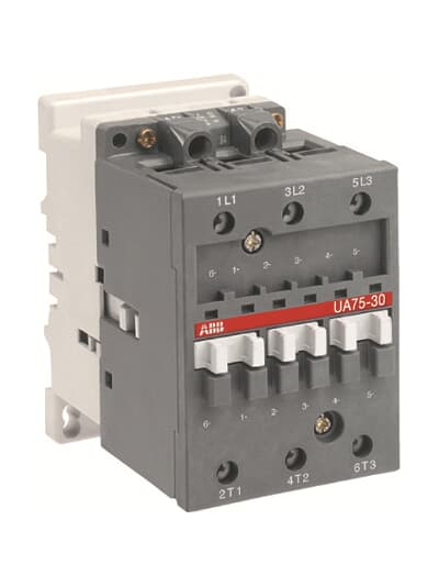 ABB, 50kVAr, 3 Pole, 24V AC, UA CONTACTOR FOR CAPACITOR SWITCHING 