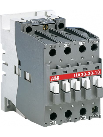 ABB, 27.5kVAr, 3 Pole, 24V AC, UA CONTACTOR FOR CAPACITOR SWITCHING 