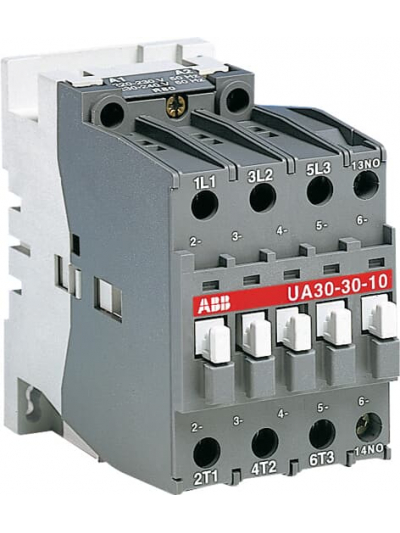 ABB, 27.5kVAr, 3 Pole, 400-415V AC, UA CONTACTOR FOR CAPACITOR SWITCHING 