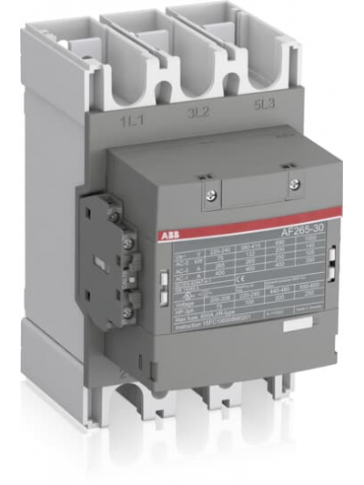 ABB, 145kVAr, 3 Pole, 24-60V AC/DC, AF CONTACTOR FOR CAPACITOR SWITCHING 