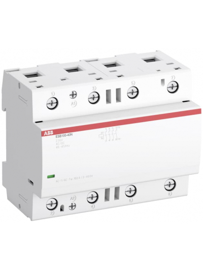 ABB, 24V AC/DC, ESB100-40N-01 Type, ESB INSTALLATION CONTACTOR