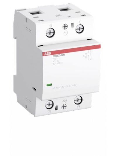 ABB, 24V AC/DC, ESB100-20N-01 Type, ESB INSTALLATION CONTACTOR