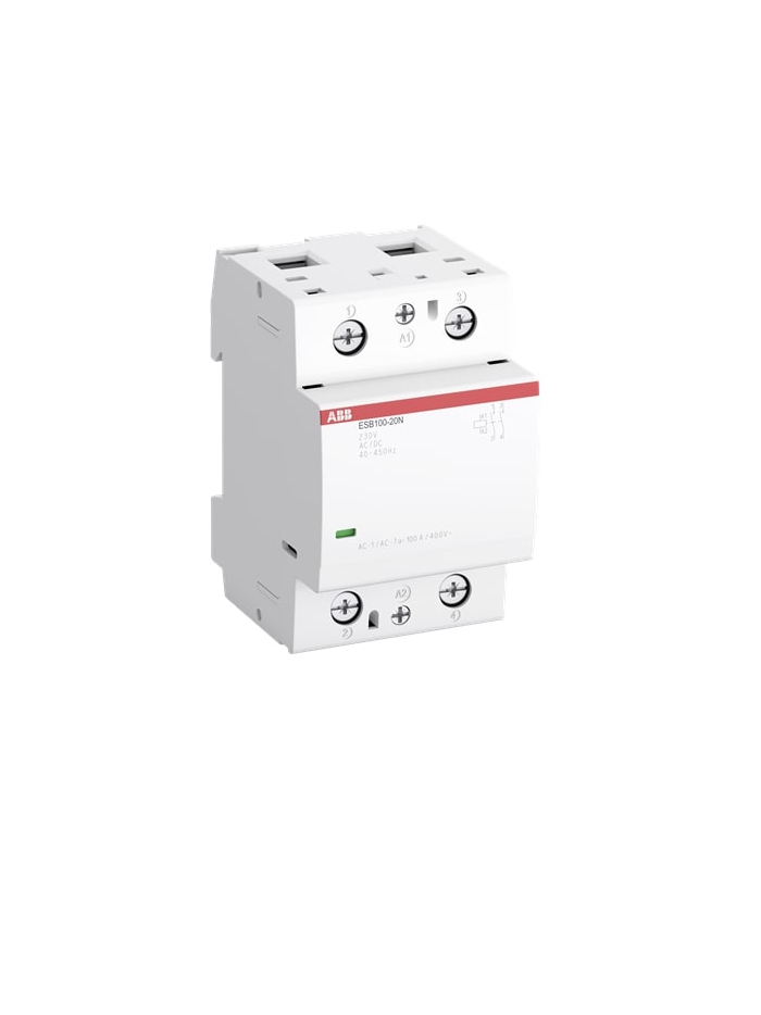 ABB, 24V AC/DC, ESB100-20N-01 Type, ESB INSTALLATION CONTACTOR