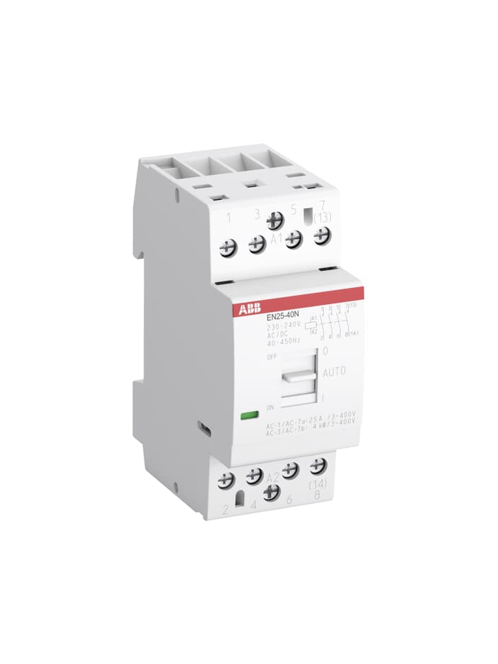 ABB, 24V AC/DC, EN25- 40N- 01 Type, EN INSTALLATION CONTACTOR