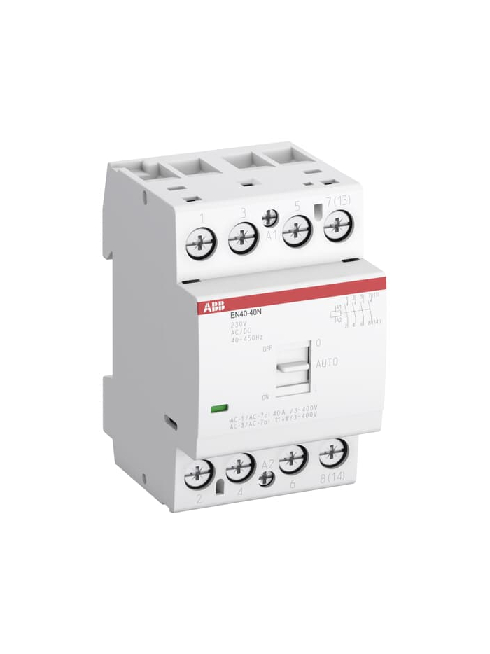 ABB, 230V AC/DC, EN40-30N-06 Type, EN INSTALLATION CONTACTOR