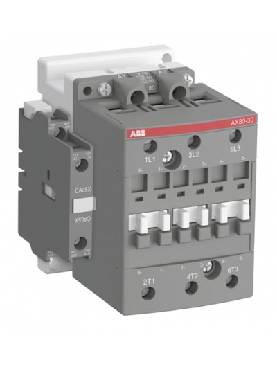 ABB, 80A, 3 Pole, 220-230V AC, AX CONTACTOR