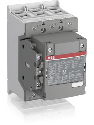 ABB, 116A, 3 Pole, 24-60V AC/DC, AF CONTACTOR
