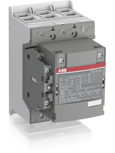 ABB, 140A, 3 Pole, 48-130V AC/DC, AF CONTACTOR