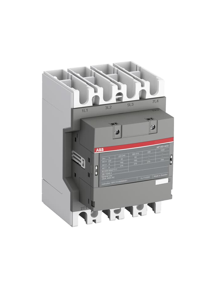 ABB, 275A, 4 Pole, 250-500V AC/DC, AF CONTACTOR