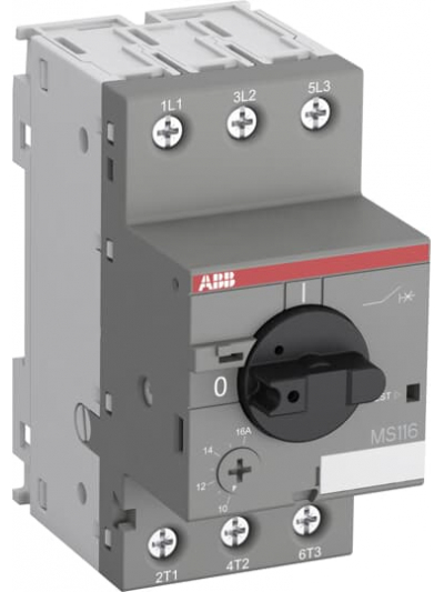 ABB, 8-12A, 5.5kW, MS116 MANUAL MOTOR STARTER