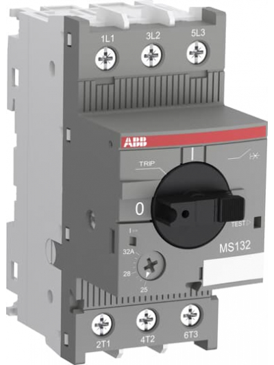 ABB, 16-20A, 9kW, MS132 MANUAL MOTOR STARTER