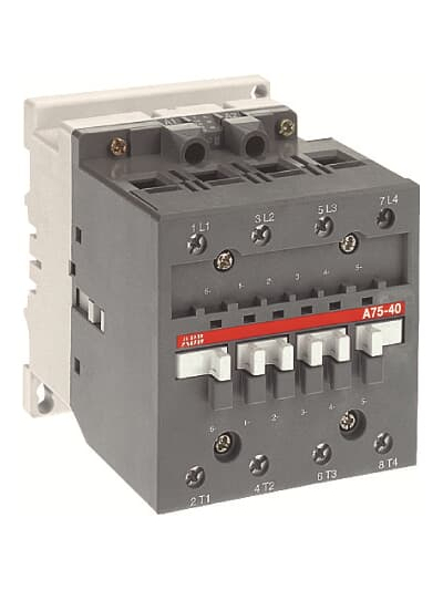 ABB, 125A, 4 Pole, 220-230V AC, CONTACTOR