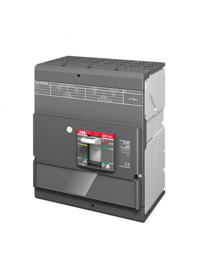 ABB, 4 POLE, 250A, 3.6kA, XT4D Tmax MCCB SD