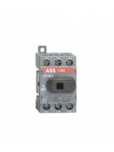 ABB, 3 Pole, 16A, OT16F3 OT MCCB SD