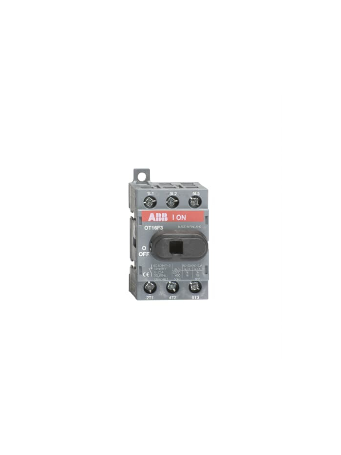 ABB, 3 Pole, 16A, OT16F3 OT MCCB SD
