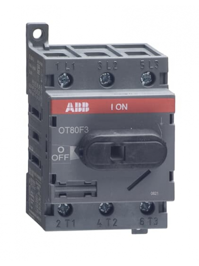ABB, 3 Pole, 80A, OT80F3 OT MCCB SD