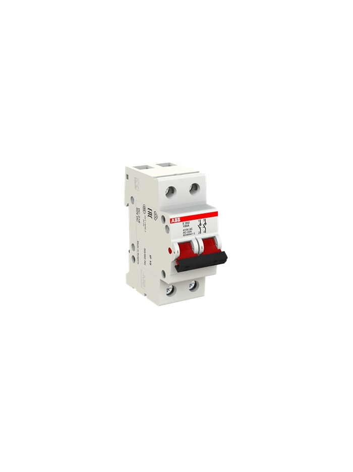 ABB, 2 Pole, 100A, E202/100r ISOLATOR