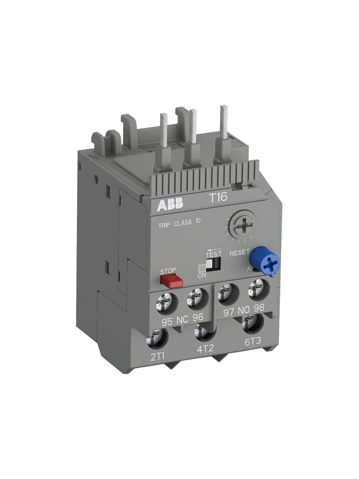 ABB, 0.10-0.13A, T16-0.13 THERMAL OVERLOAD RELAY