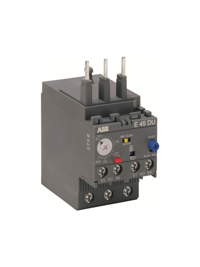 ABB, 15-45A, E45DU 45 ELECTRONIC OVERLOAD RELAY