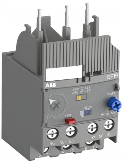 ABB, 1.90-6.30A, EF19-6.3 ELECTRONIC OVERLOAD RELAY