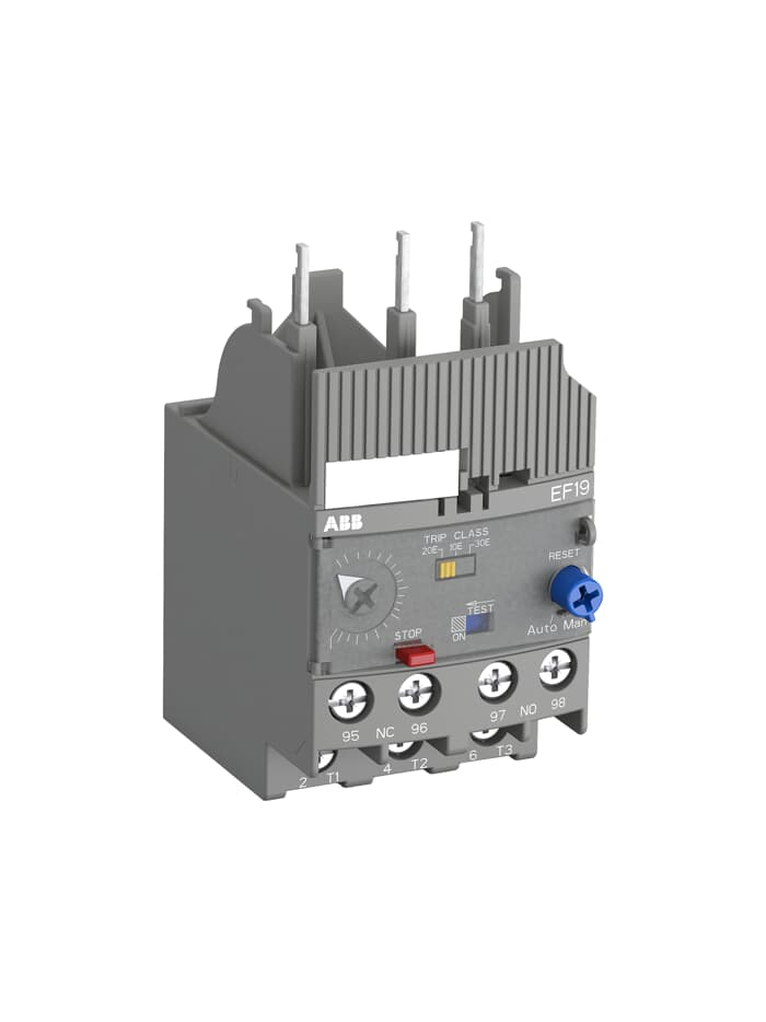 ABB, 1.90-6.30A, EF19-6.3 ELECTRONIC OVERLOAD RELAY