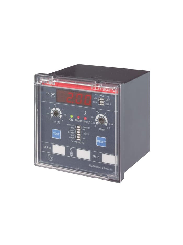 ABB, 110-230-400V AC, Type ELR96PF, EARTH LEAKAGE RELAY