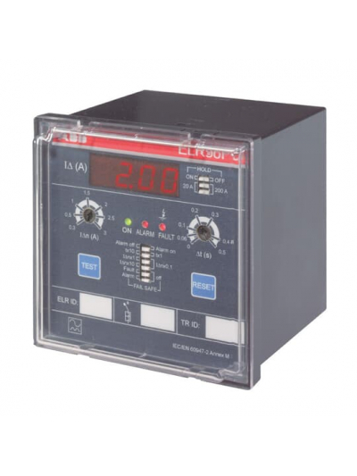 ABB, 110-230-400V AC, Type ELR96PD, EARTH  LEAKAGE RELAY