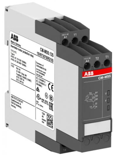 ABB, 110-130V AC/220-240V AC, THERMISTOR MOTOR PROTECTION RELAY