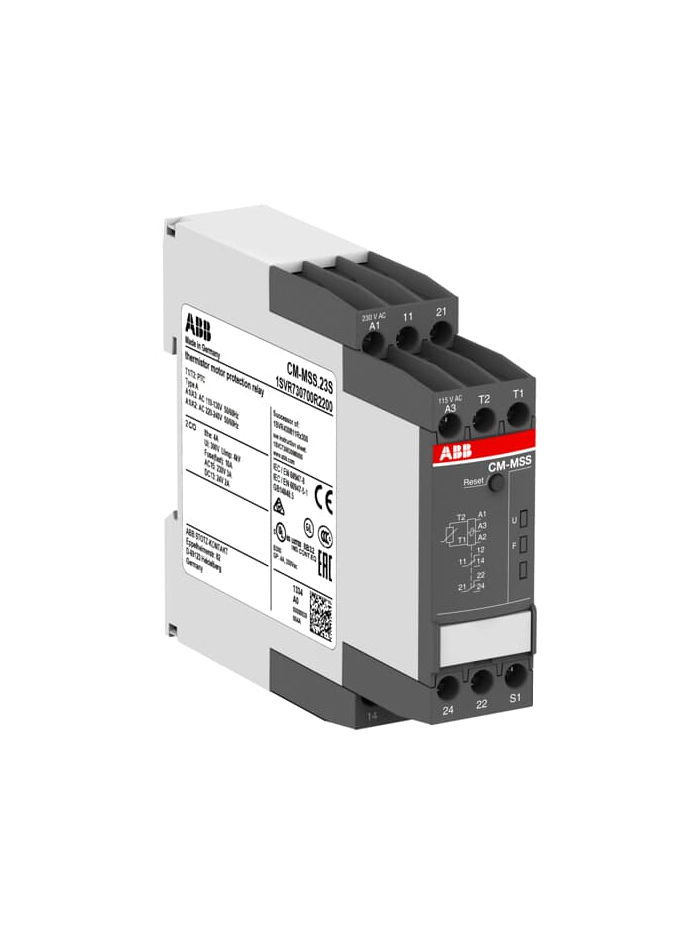ABB, 110-130V AC/220-240V AC, THERMISTOR MOTOR PROTECTION RELAY