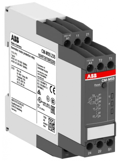 ABB, 110-130V AC/220-240V AC, THERMISTOR MOTOR PROTECTION RELAY