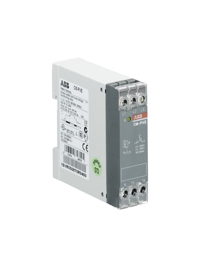 ABB, 3 Phase, 320-460V AC, MEASURING & MONITORING RELAY