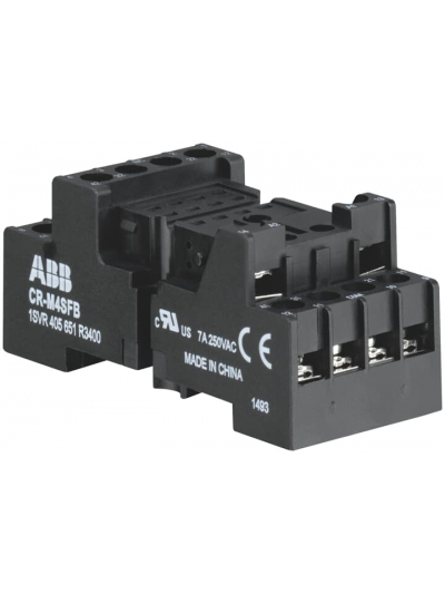 ABB, CR-M4SFB Type, 2/4 C/O (SPDT) Contacts for PLUGGABLE INTERFACE RELAY